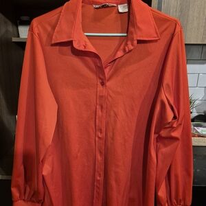 Sears Bold Red Comfort Shirt